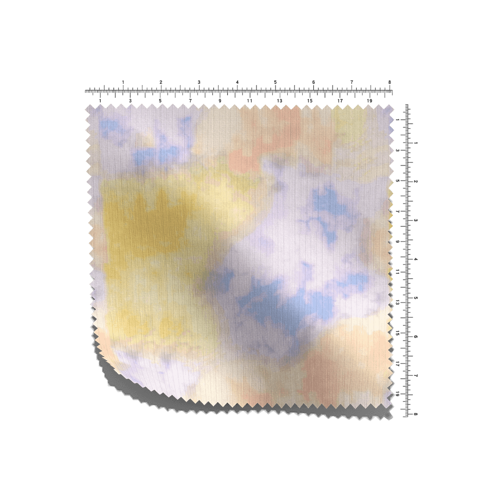 T/Banboo Rayon/S Pigment Print Drop-ihled RIB