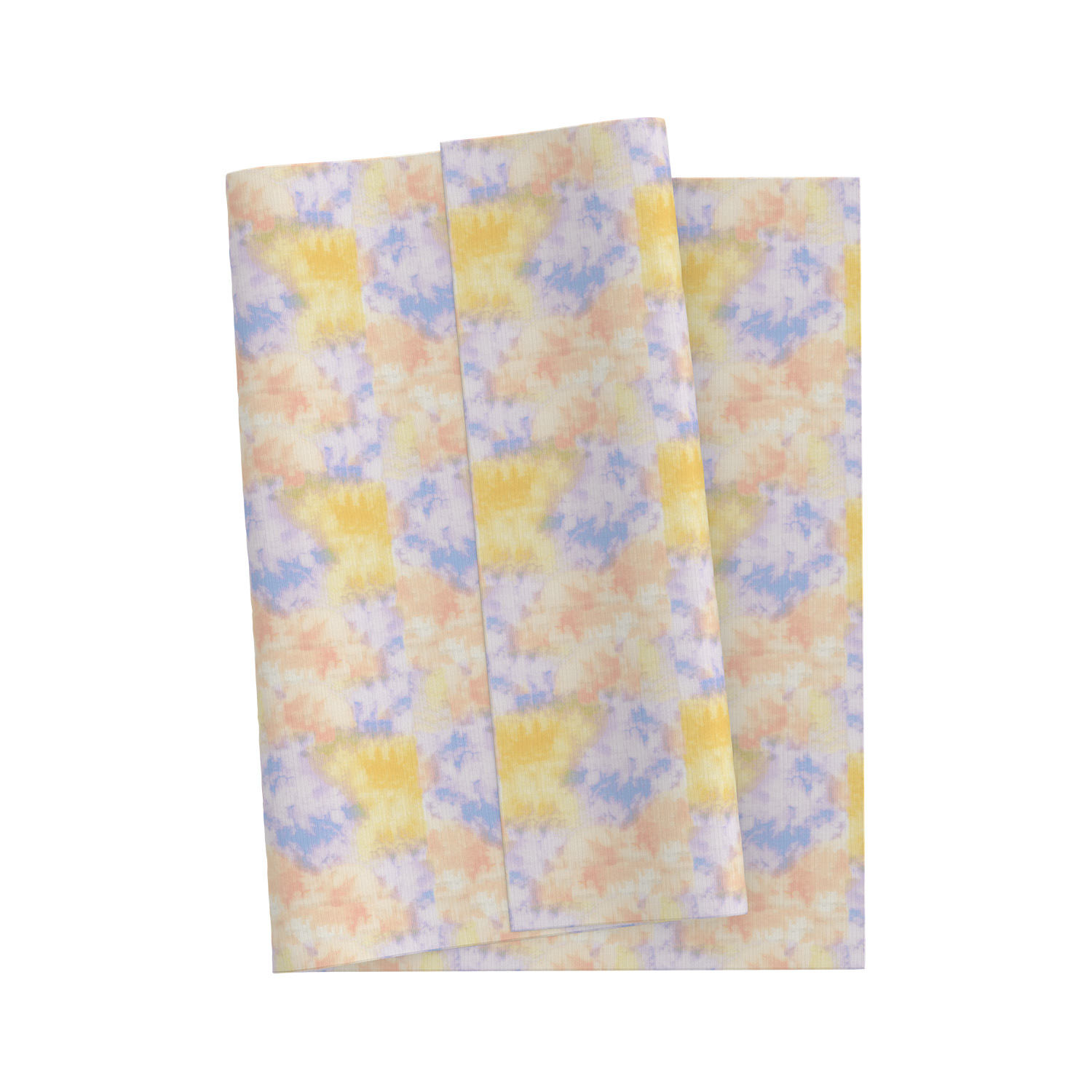 T/Banboo Rayon/S Pigment Print Drop-ihled RIB